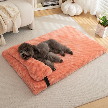 Comfortable Pineapple Plaid Winter Warm Pet Mat