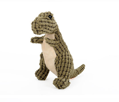 Dinosaur Plush Chew Toy for Large Dogs